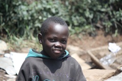 Malik at the dump site
